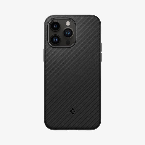 ACS04844 - iPhone 14 Pro Max Case Mag Armor (MagFit) in matte black showing the back